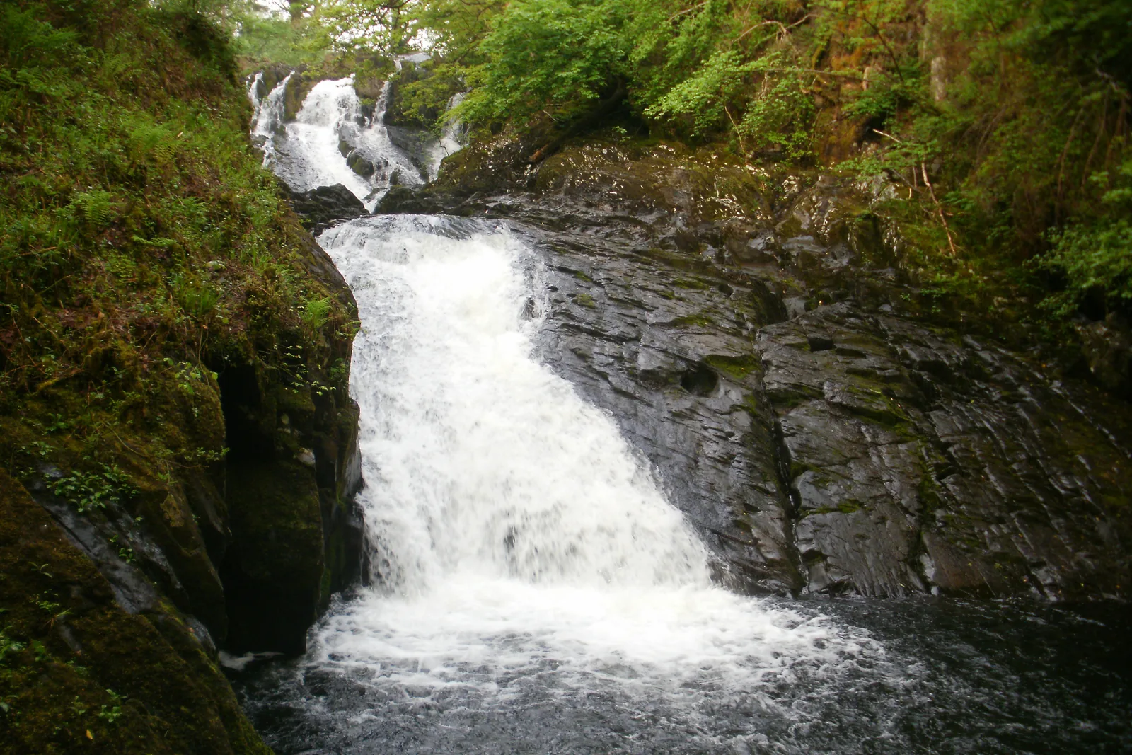 Swallow Falls on the Afon Llugwy near Betws-y-Coed in Eryri