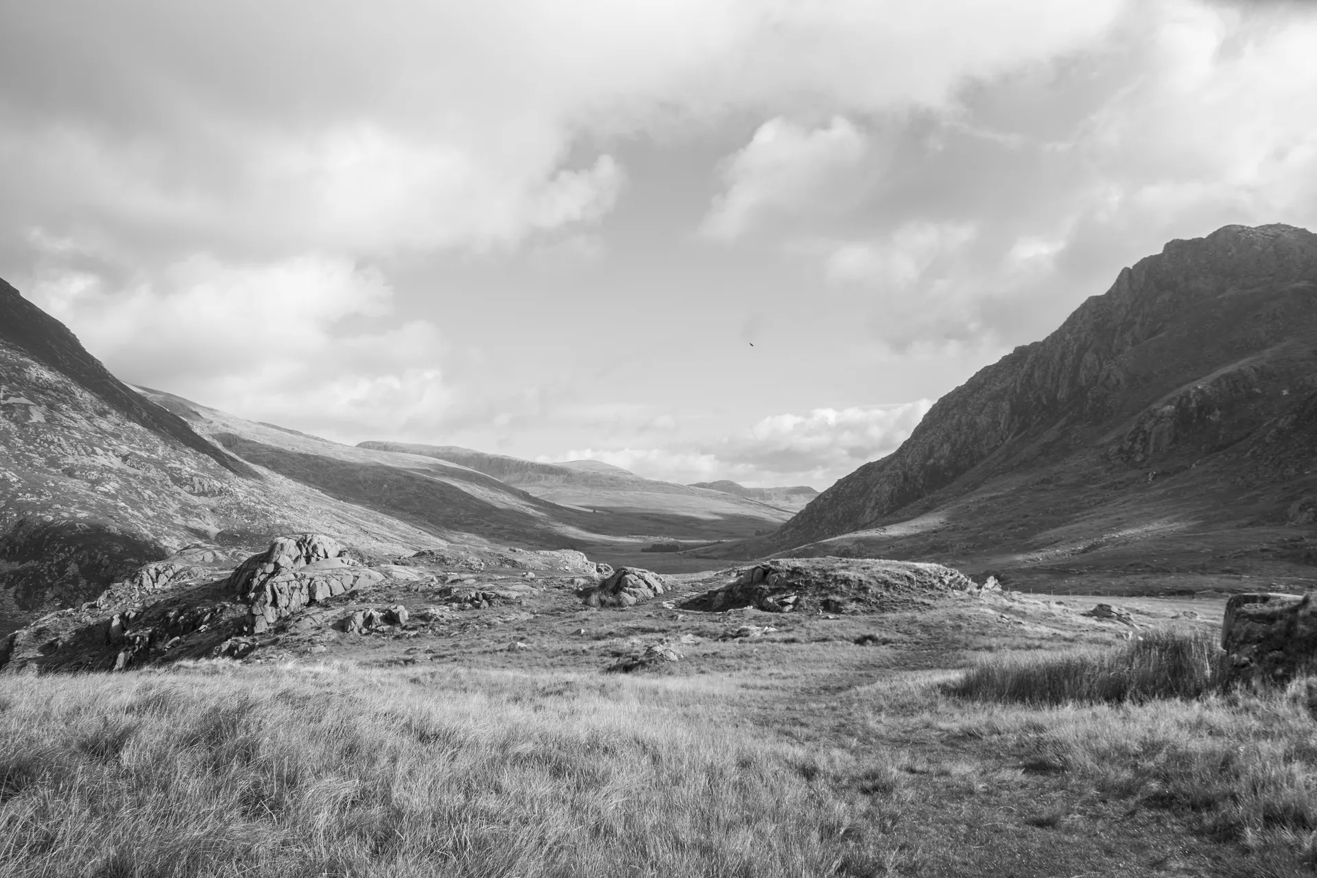 Cwm Idwal in the mountains of Eryri, on the doorstep of Base Camp Snowdonia