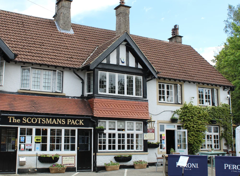 The Scotsmans Pack pub, Hathersage
