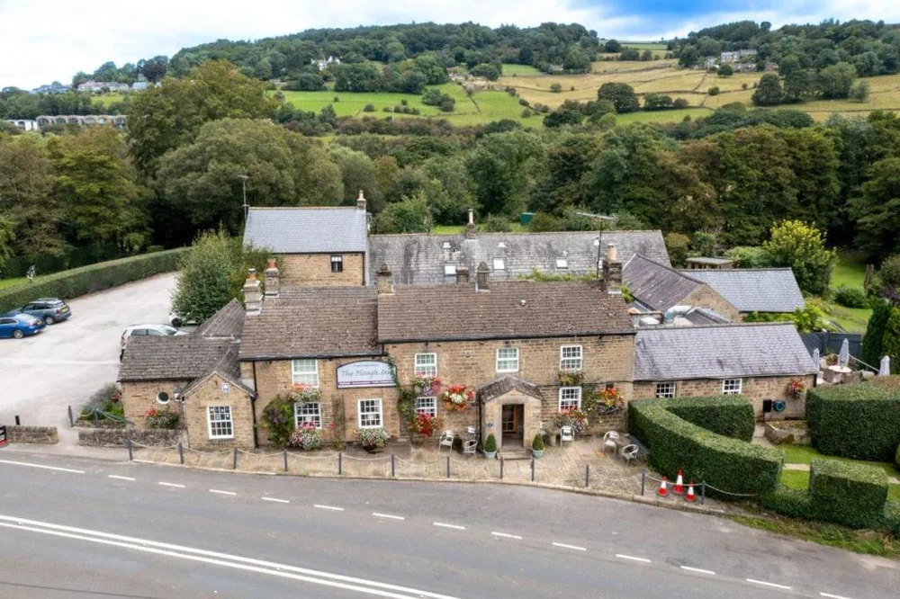 The Plough Inn by the River Derwent near Hathersage